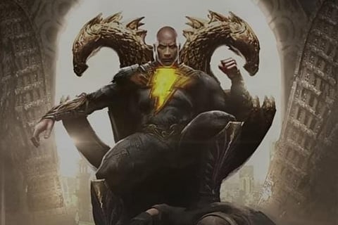 Dwayne Johnson in Black Adam film