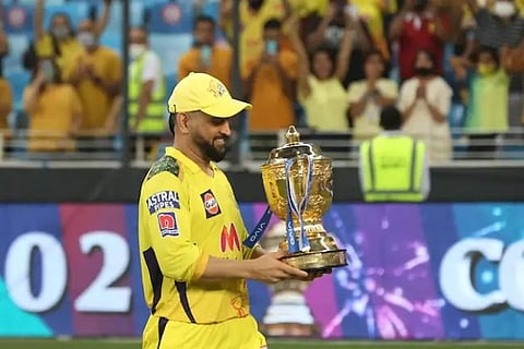 MS Dhoni led CSK to their fourth IPL title this season (Image credit: BCCI)