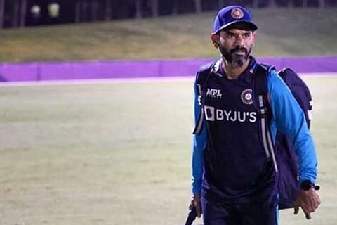 Fielding coach Ramakrishnan Sridhar