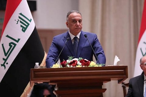 Iraqi PM Al-Kadhimi. File photo