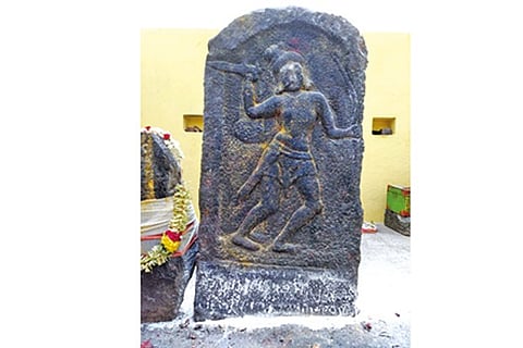 Picture of one of the hero stones