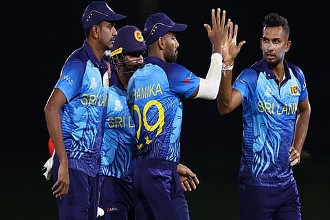 Sri Lankan men cricket team players (Image credit: ANI)