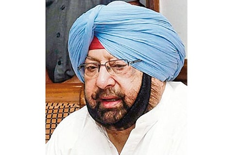 Former Punjab CM Amarinder Singh (File image)