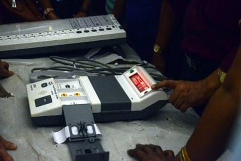 Electronic Voting Machines (Source: IANS)