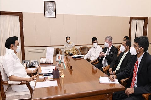 The Ambassador of Czech Republic Milan Hovorka called on Tamil Nadu CM MK Stalin on Friday