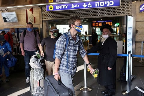 Tourists at the Ben Gurion airport. Image Courtesy: Reuters