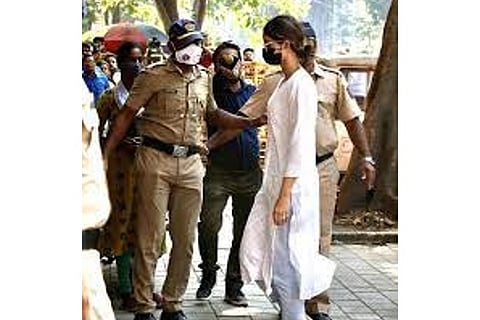 Ananya Pandey goes to NCB office (Source: IANS)