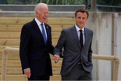 US President Joe Biden and French President Emmanuel Macron (Photo: Reuters)
