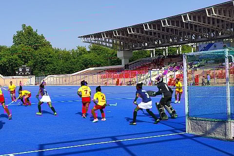 Pictures from India Senior Women National Championship 2021 (Source: Twitter/Hockey India)