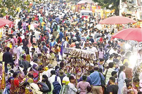 Curbs Erased:Timing restriction at public places like shops allowed to function till 11 pm is erased