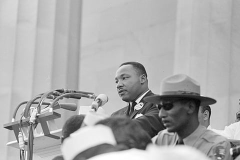 American Minister Martin Luther King Jr