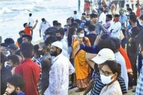 Crowd at Marina last week