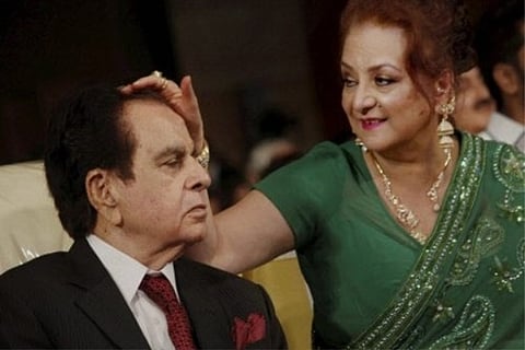 File photo: Saira Banu with her (late) husband Dilip Kumar