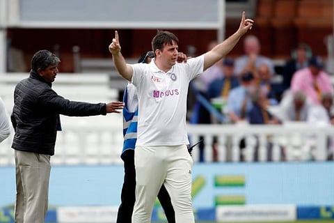Pitch invader Jarvo 69 (Photo: Reuters)