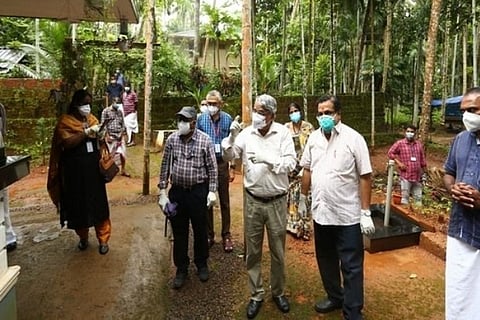 Central team visits the house of Nipah victim