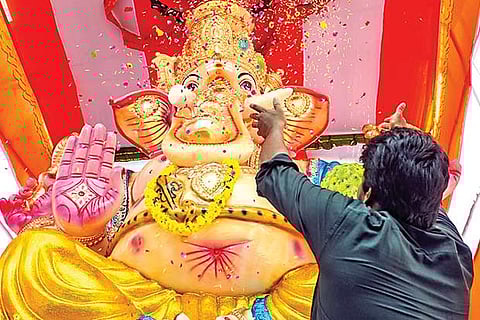 File photo of a Vinayagar statue in Chennai