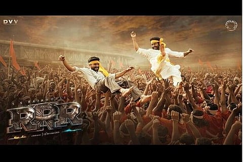 'RRR' poster Image Credit: ANI