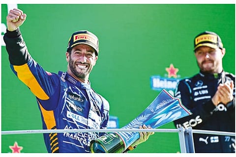 File Photo: Daniel Ricciardo (left) and Valtteri Bottas (right)