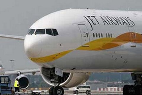 A file photo of a Jet Airways flight