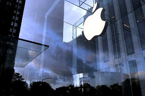 Apple store in New York.