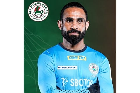 ATK Mohun Bagan goalkeeper Amrinder Singh (Source: Twitter)