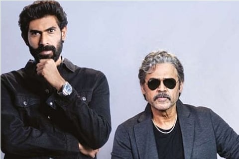 Rana Daggubati and Venkatesh (Left-Right)