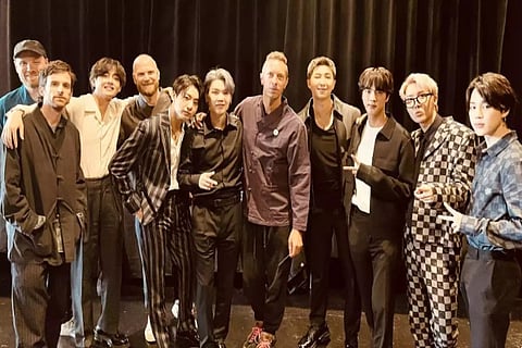 BTS, Coldplay release lyrics for 'My Universe' single