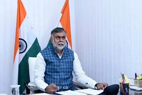 Minister Prahlad Singh Patel. Image Courtesy: Twitter - @MIB_India