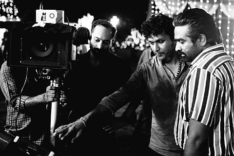 Fahadh Faasil, Vijay Sethupathi with Director Lokesh Kanagaraj (Image Courtesy: Twitter)