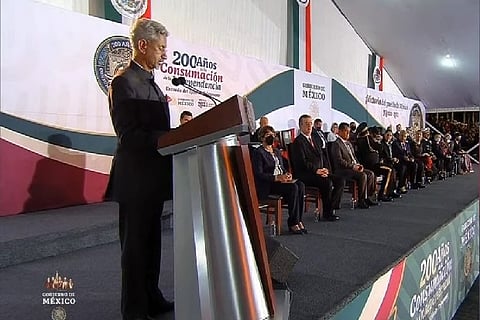 Jaishankar represents India at Mexico's 200th independence day celebration [Image: @DrSJaishankar]