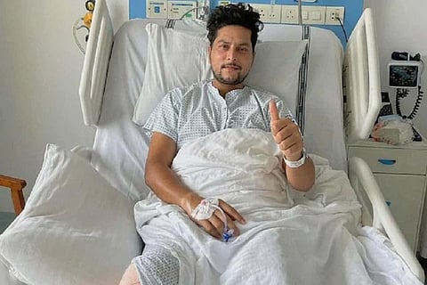 Indian Spinner Kuldeep Yadav (Image source: IANS)