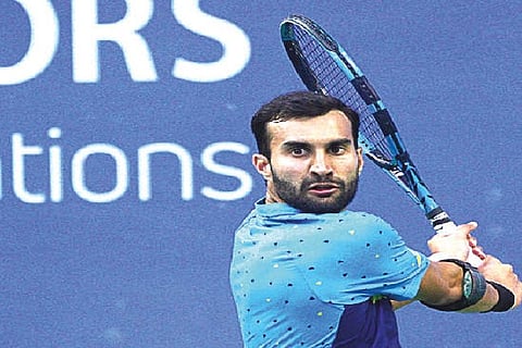 Yuki Bhambri in action