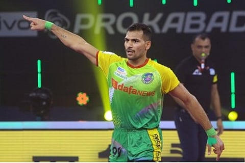 Patna Pirates beat UP Yoddha 37-35 in the first match of Day 4 in vivo Pro Kabaddi League (IANS)