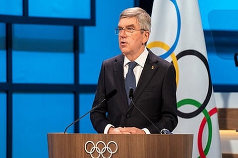IOC President Thomas Bach (Image Credit: ANI)