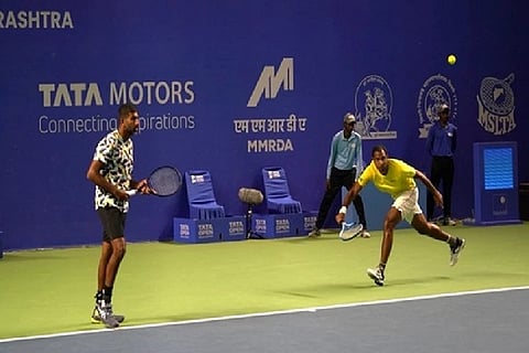Rohan Bopannam and Ramkumar Ramanathan (Source: ANI)