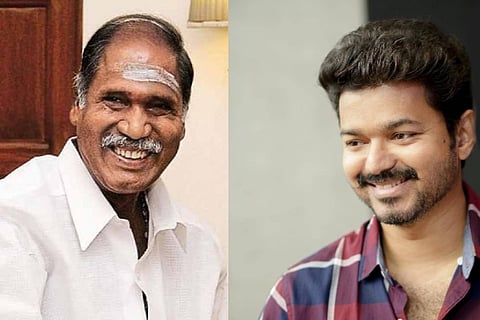 Puducherry Chief Minister Rangasamy, actor Vijay