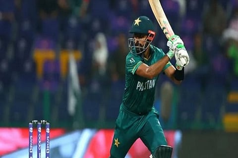 Pakistan skipper Babar Azam (Image Courtesy: ANI)