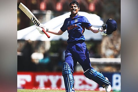 U-19 Indian cricket team captain  Yash Dhull (Image Courtesy: ANI)