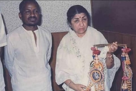 Ilaiyaraaja and Lata Mangeshkar