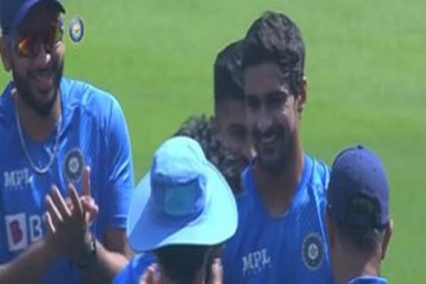 Cricketer Deepak Hooda ahead of first ODI (Image Credit: ANI)