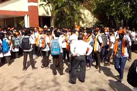 Screengrab of Karnataka violence