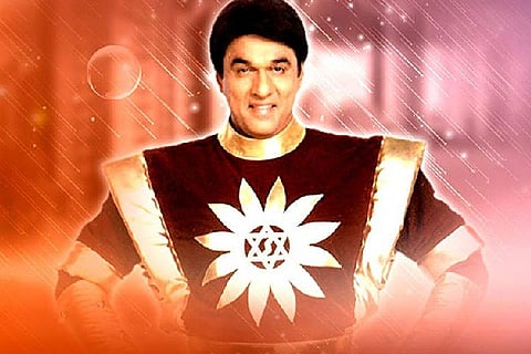 Mukesh Khanna in 'Shaktimaan'. Image Courtesy: Daily Thanthi