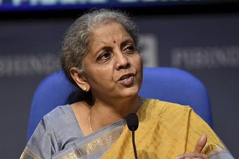 Finance Minister Nirmala Sitharaman