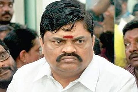 Former dairy development minister KT Rajenthra Bhalaji