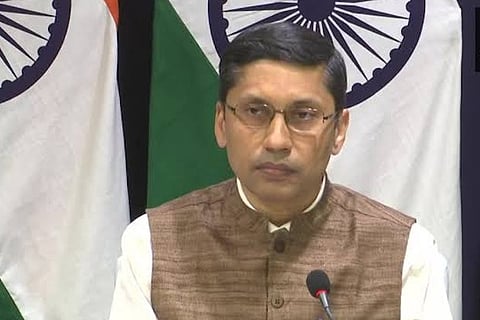 External Affairs Ministry spokesperson Arindam Bagchi
