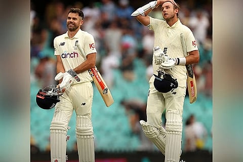 James Anderson and Stuart Broad (Source: ANI)