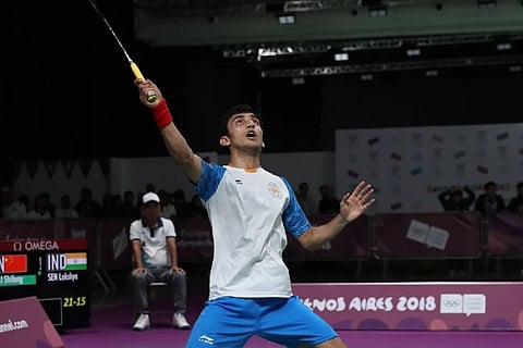 Indian badminton player Lakshya Sen (Image Courtesy: ANI)
