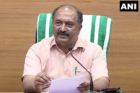 Kerala Finance Minister K N Balagopal. Image Courtesy: Twitter - @ANI