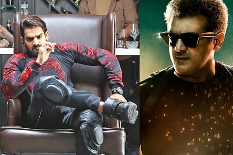 Actor Kartikeya (left), and Actor Ajith Kumar (right)