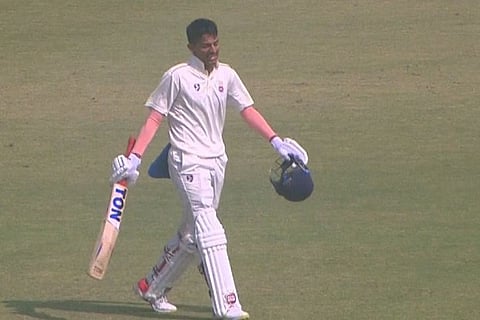 Yash Dhull (Image Courtesy: Twitter/@BCCIdomestic)